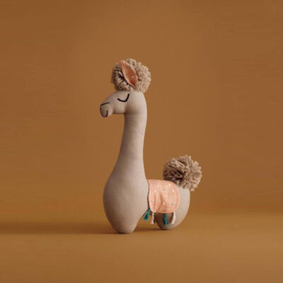 Alpaca de Tela Color Beige